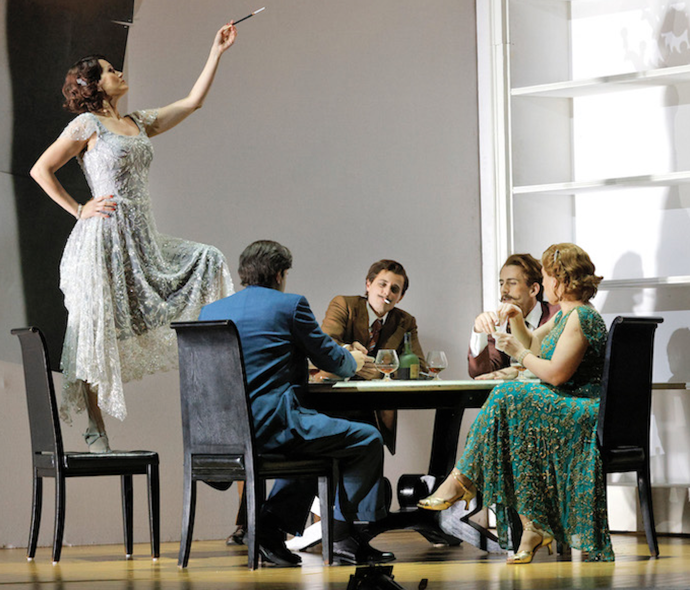 Nicholas Tamagna as Armindo and Julie Fuchs as Partenope in Partenope